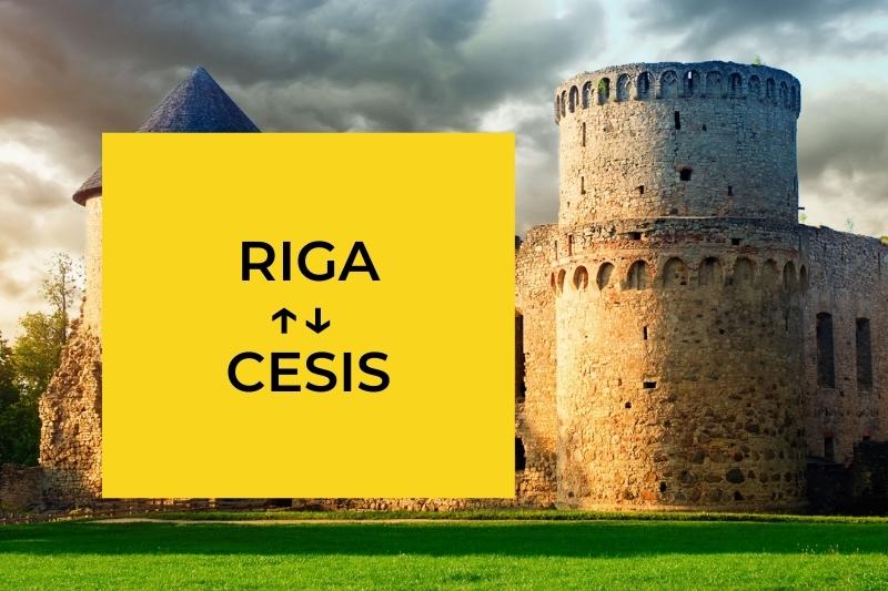 Riga Cesis transfer taxi